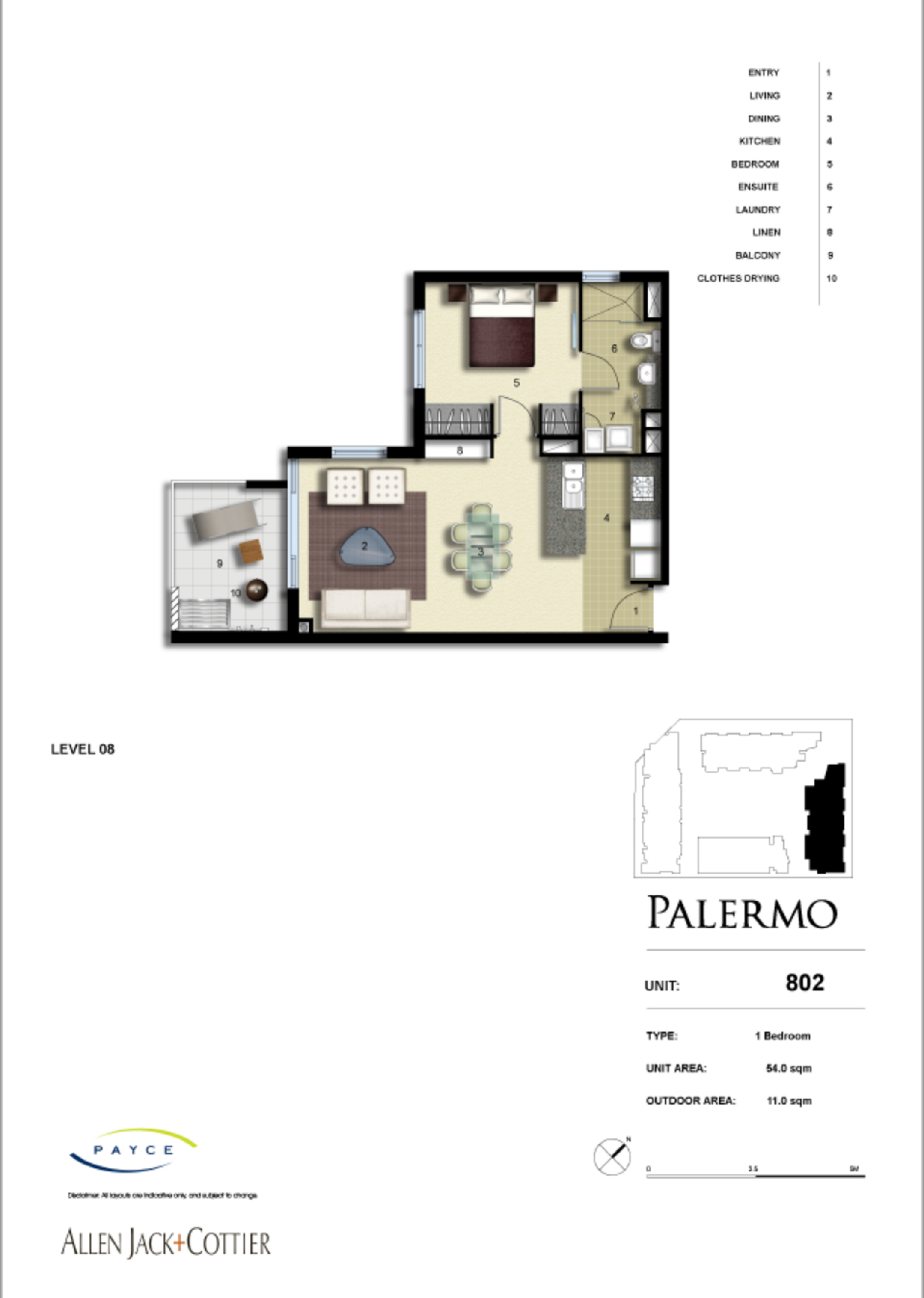 802/4 Nuvolari Place, Wentworth Point Leased by Chidiac Realty - floorplan