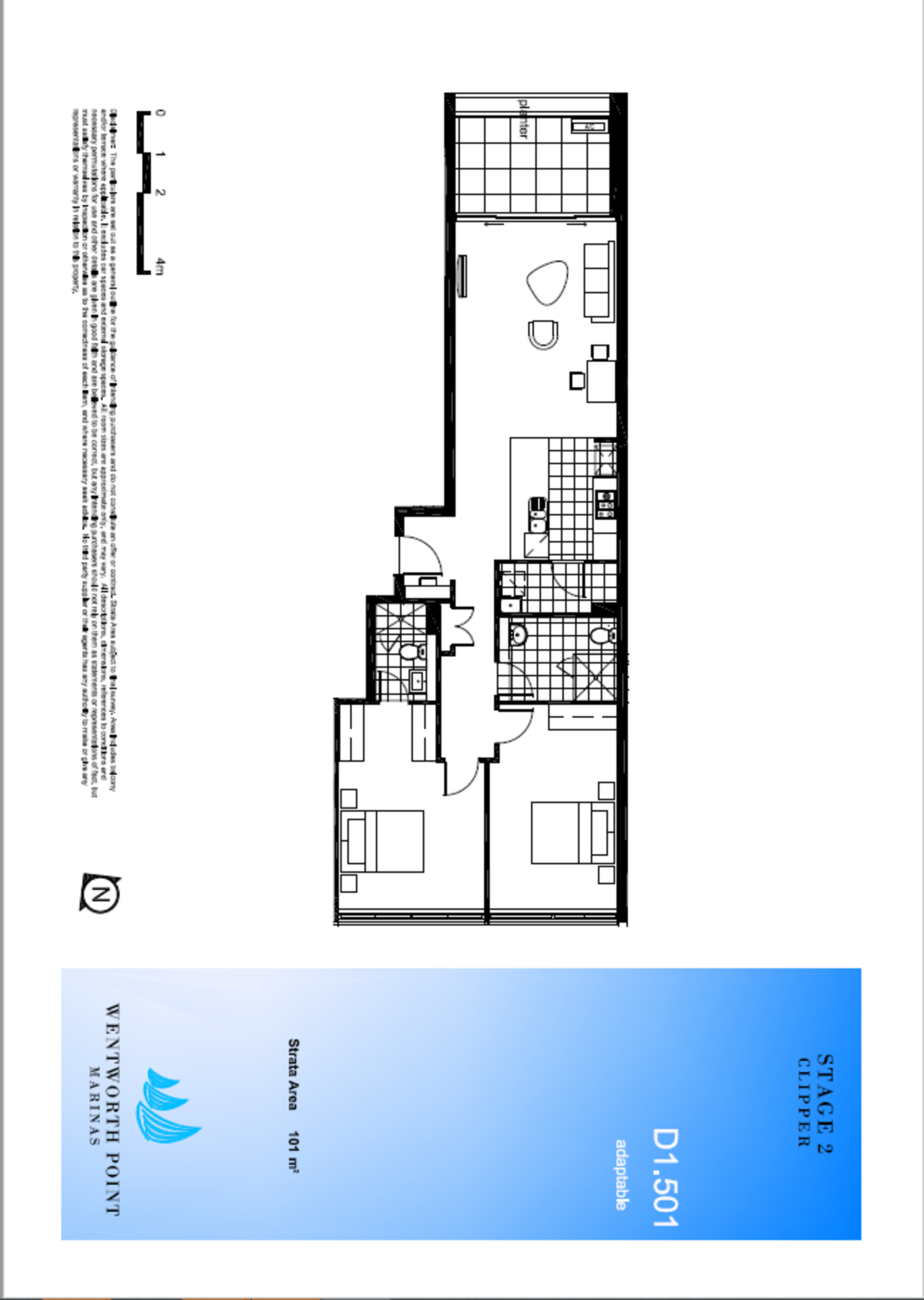 501/51 Hill Road, Wentworth Point Leased by Chidiac Realty - floorplan