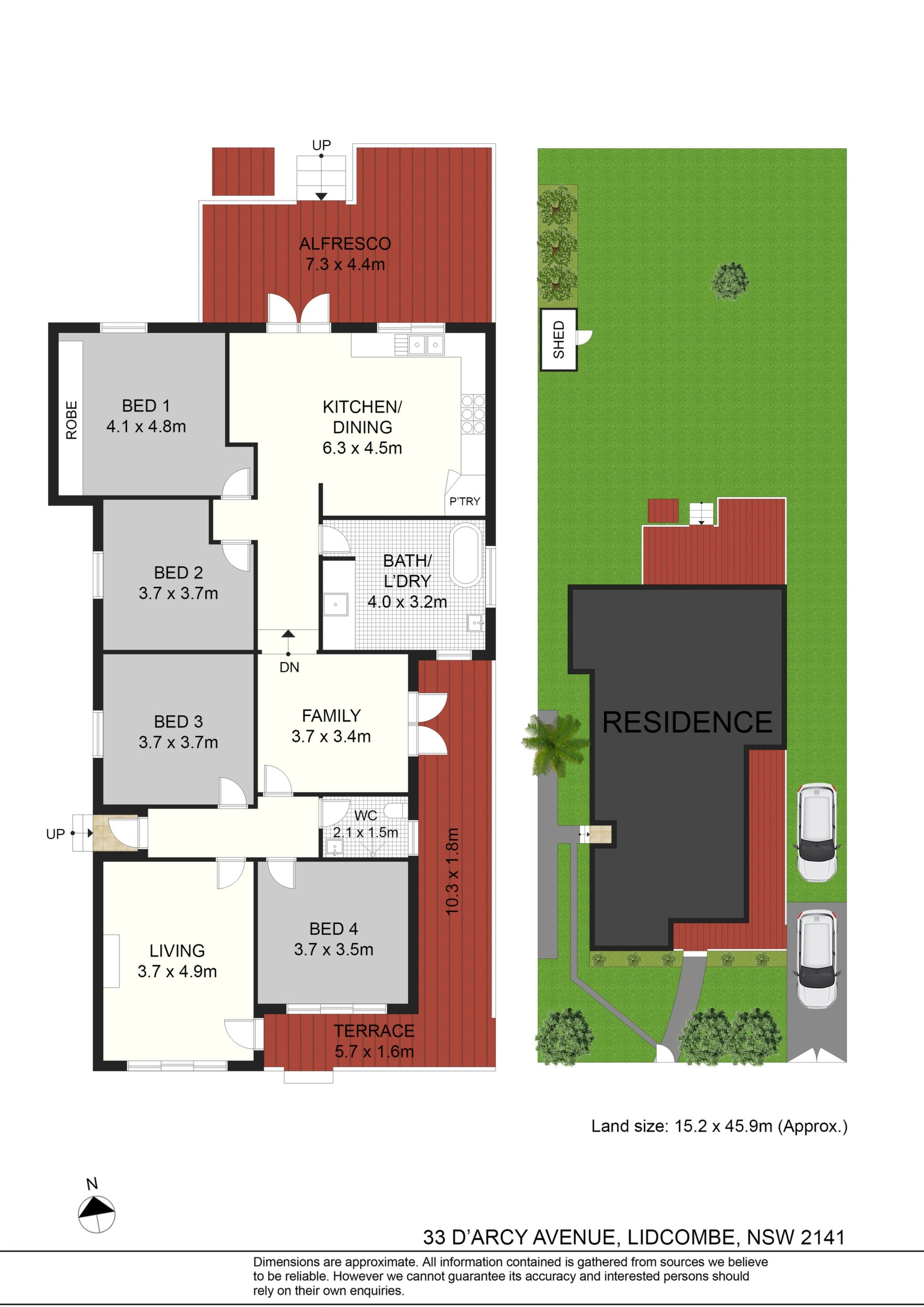 33 Darcy Avenue, Lidcombe Leased by Chidiac Realty - floorplan