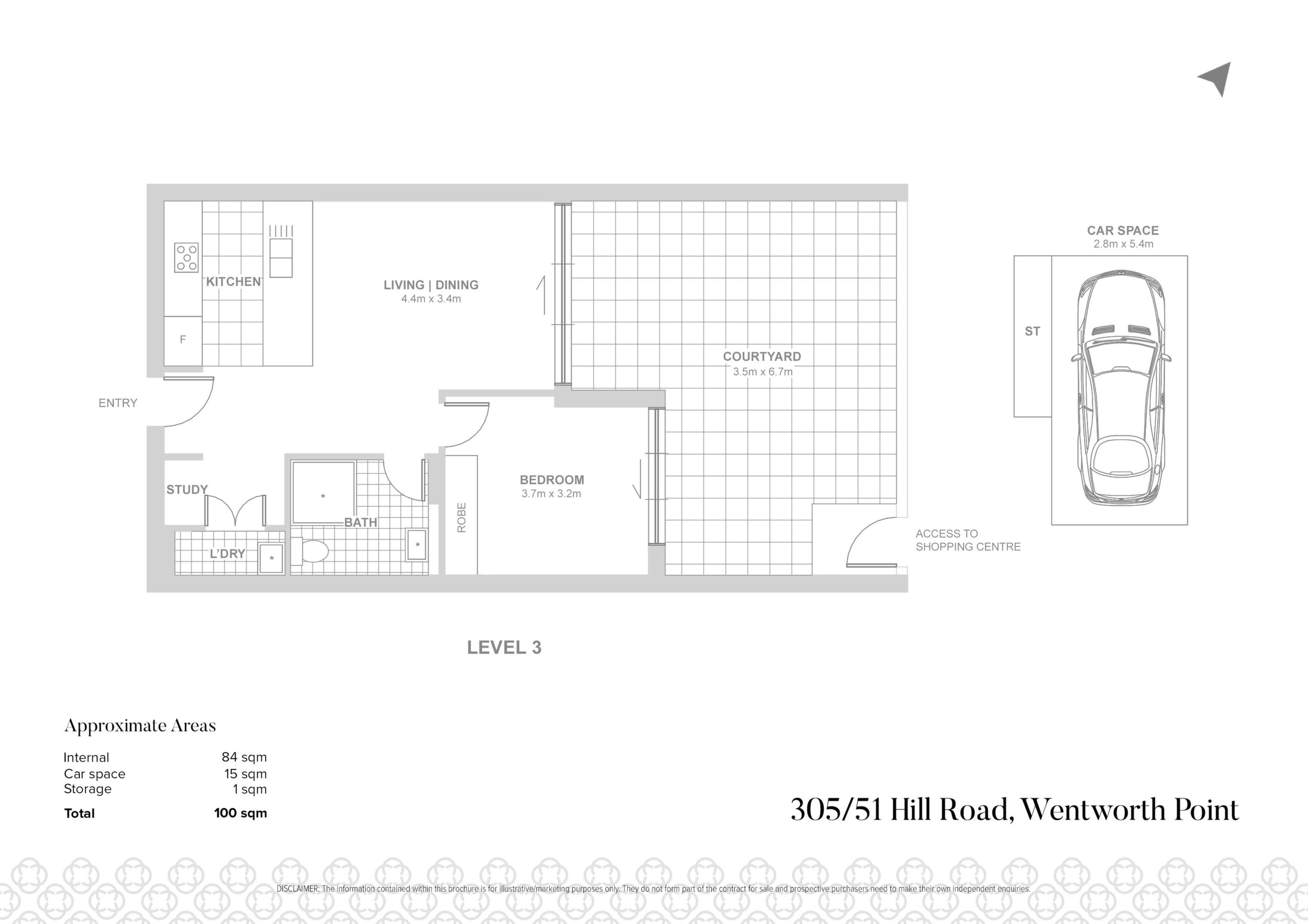 305/51 Hill Road, Wentworth Point Sold by Chidiac Realty - floorplan
