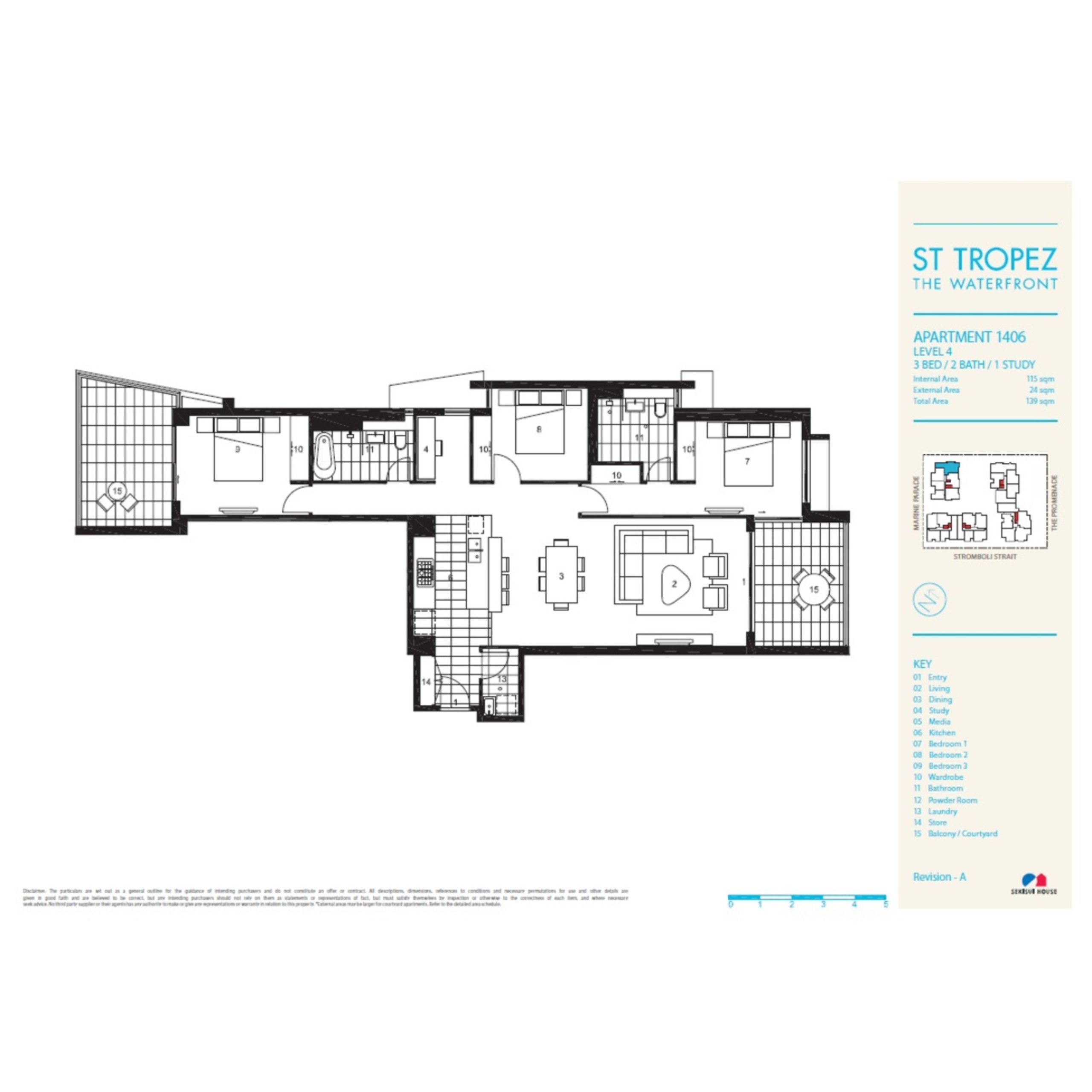 406/8 Marine Parade, Wentworth Point Leased by Chidiac Realty - floorplan