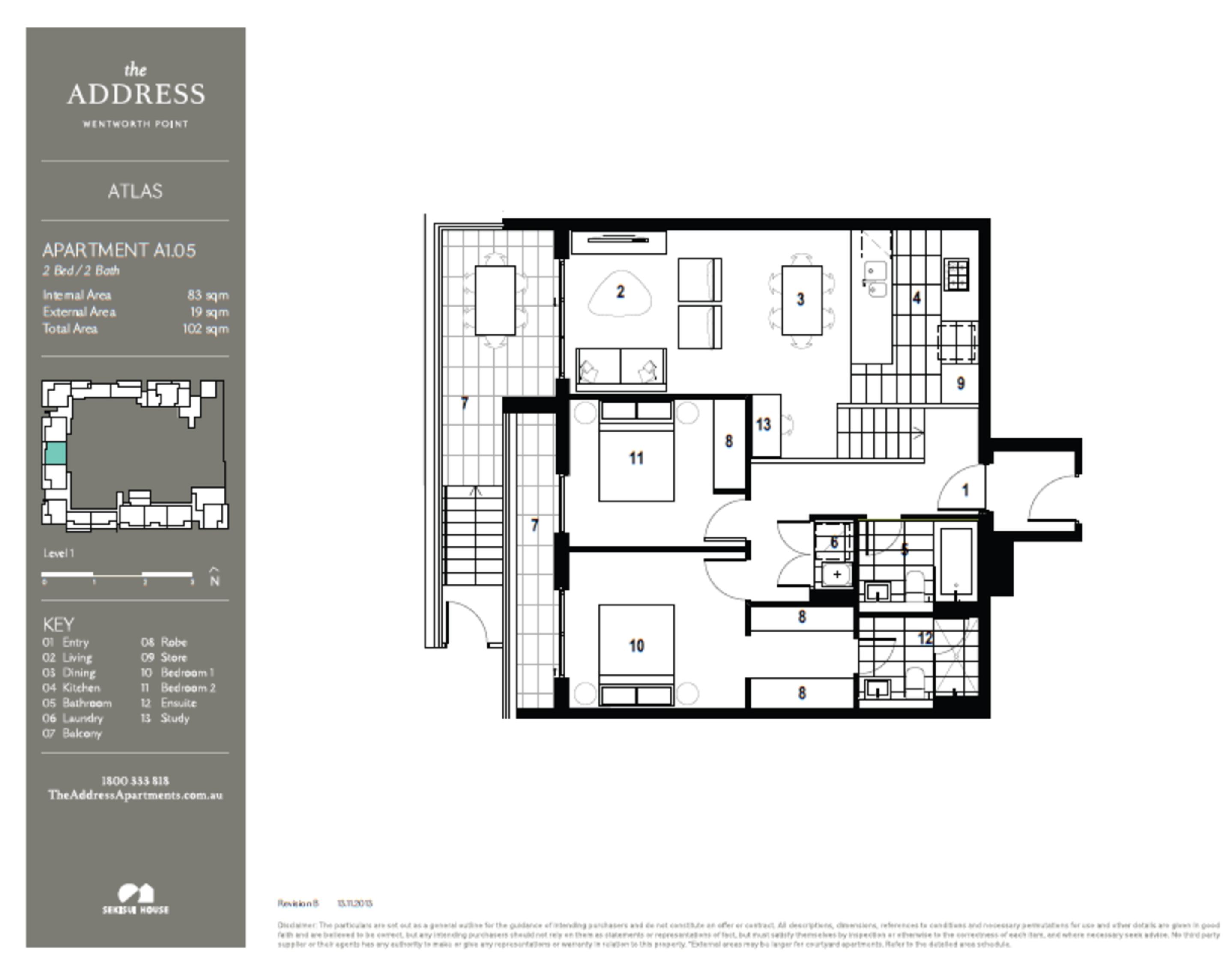 105/41 Hill Road, Wentworth Point Leased by Chidiac Realty - floorplan