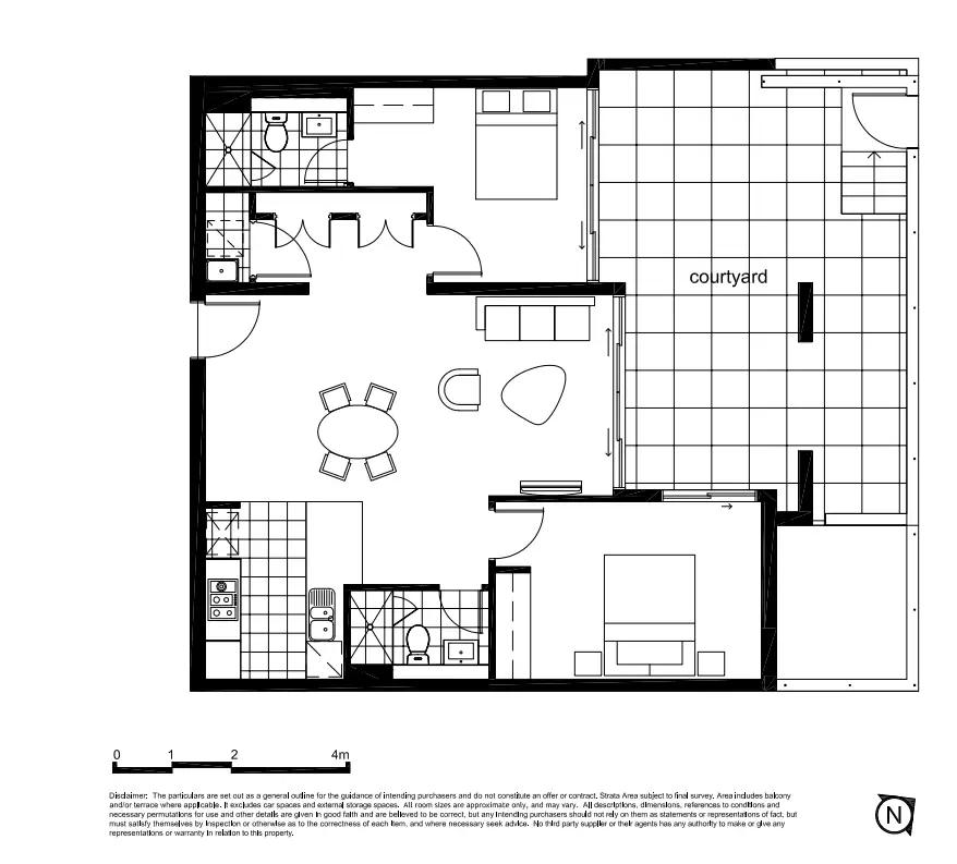 202/7 Waterways Street, Wentworth Point Leased by Chidiac Realty - floorplan