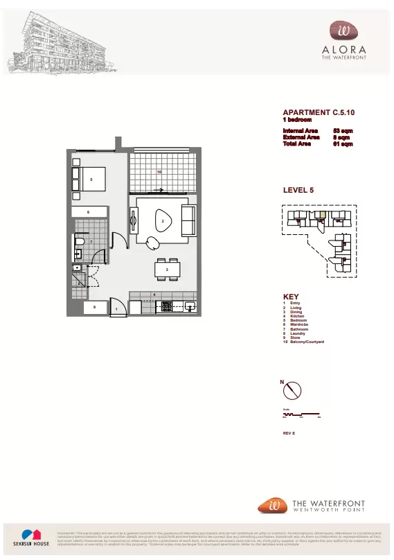 510/12 Nuvolari Place, Wentworth Point Leased by Chidiac Realty - floorplan