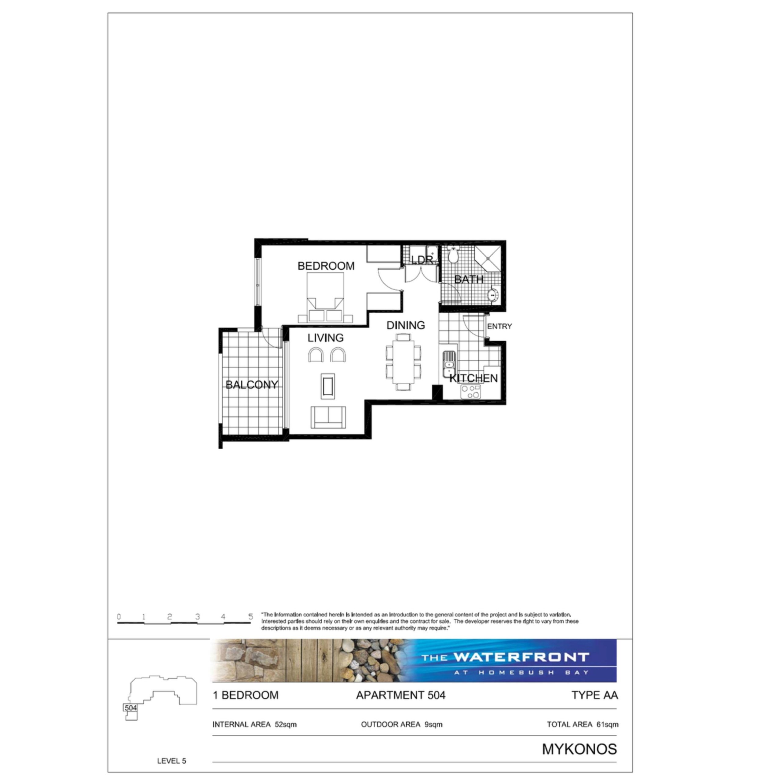 504/2 The Piazza, Wentworth Point Leased by Chidiac Realty - floorplan