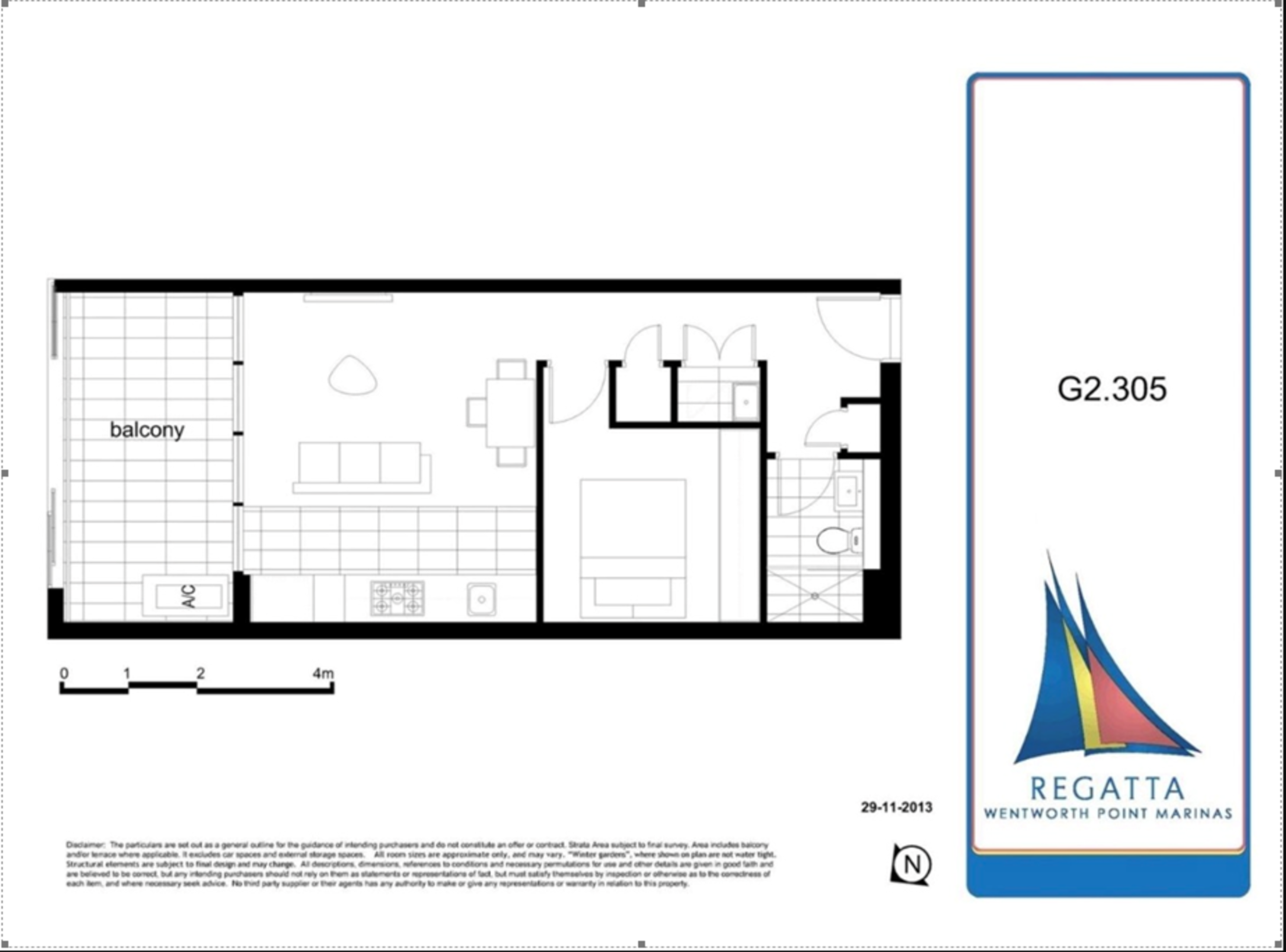 305/57 Hill Road, Wentworth Point Leased by Chidiac Realty - floorplan