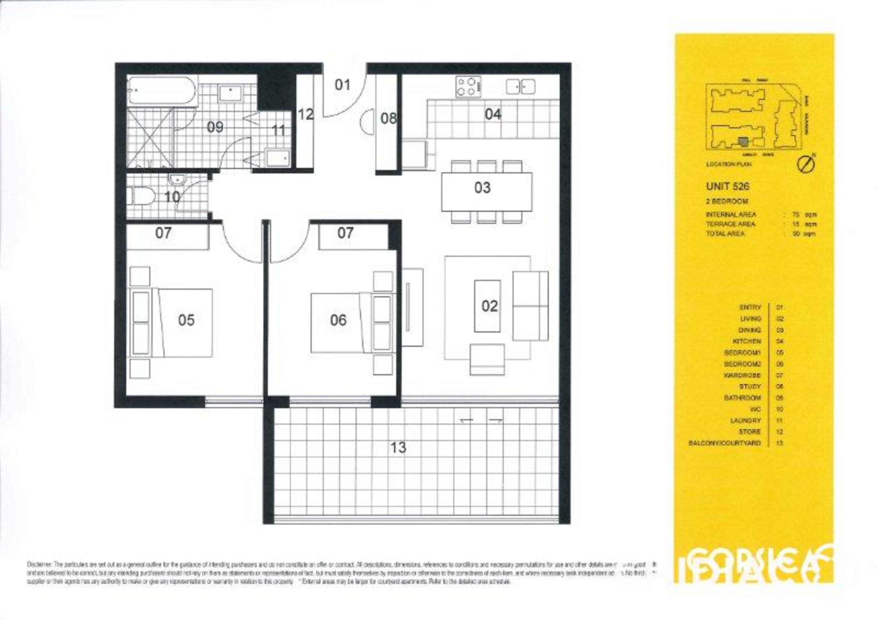 526/45 Amalfi Drive, Wentworth Point Leased by Chidiac Realty - floorplan