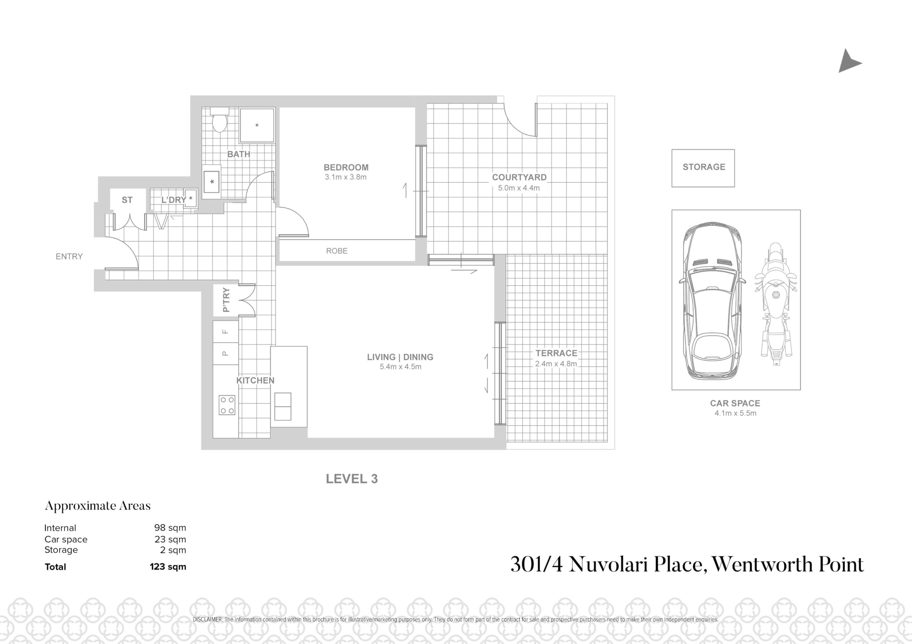 301/4 Nuvolari Place, Wentworth Point Sold by Chidiac Realty - floorplan
