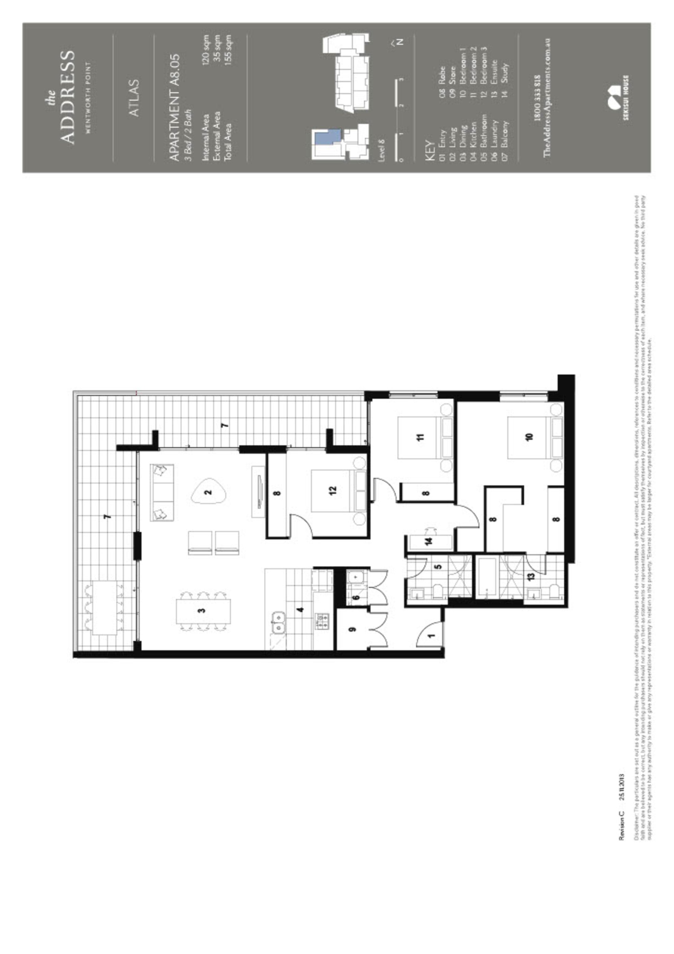 805/41 Hill Road, Wentworth Point Leased by Chidiac Realty - floorplan