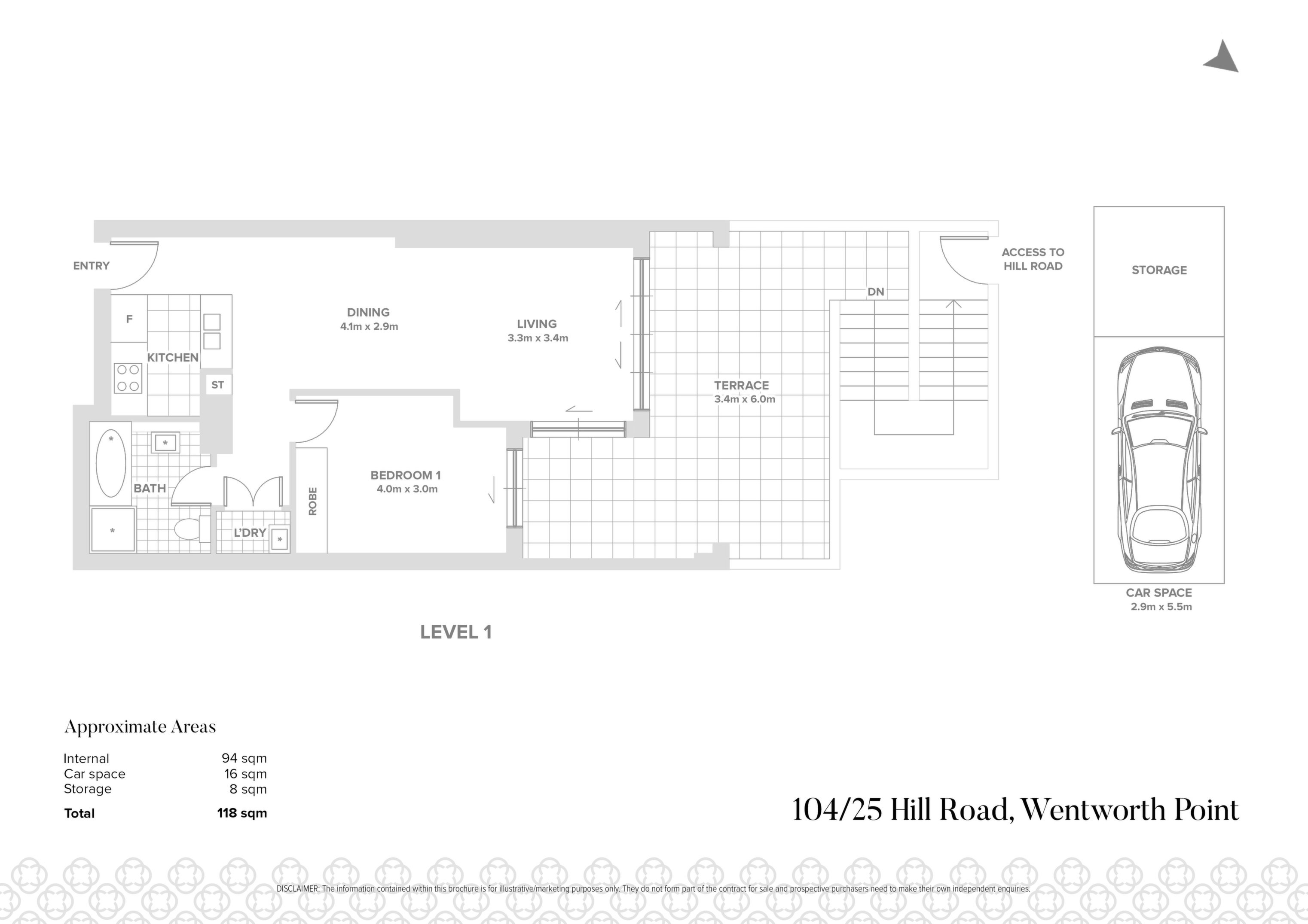 104/25 Hill Road, Wentworth Point Leased by Chidiac Realty - floorplan