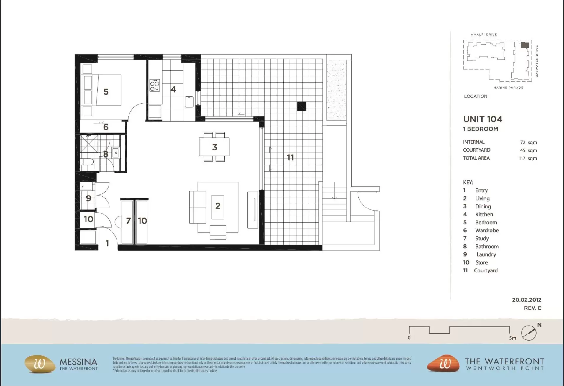 104/8 Baywater Drive, Wentworth Point Leased by Chidiac Realty - floorplan