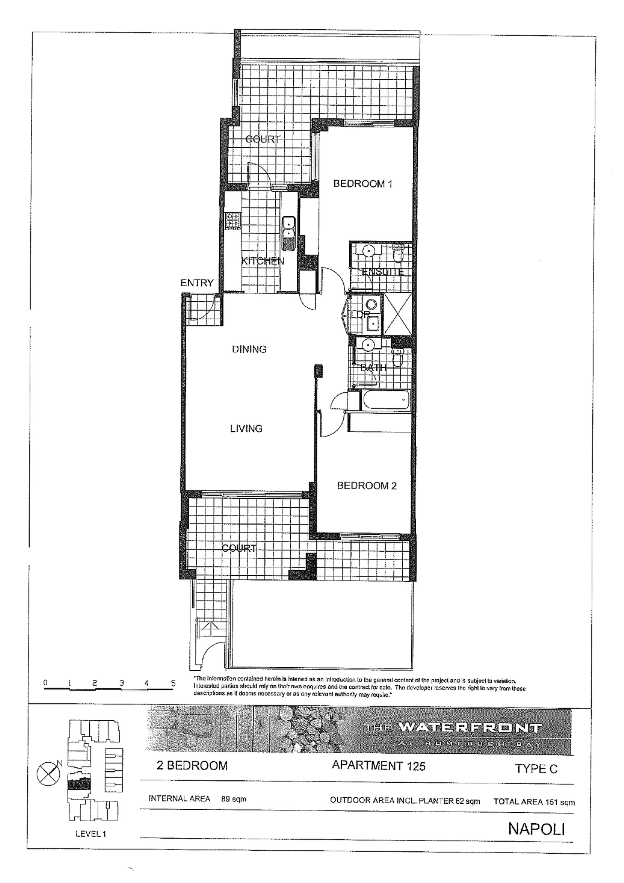 125/3 Stromboli Strait, Wentworth Point Leased by Chidiac Realty - floorplan