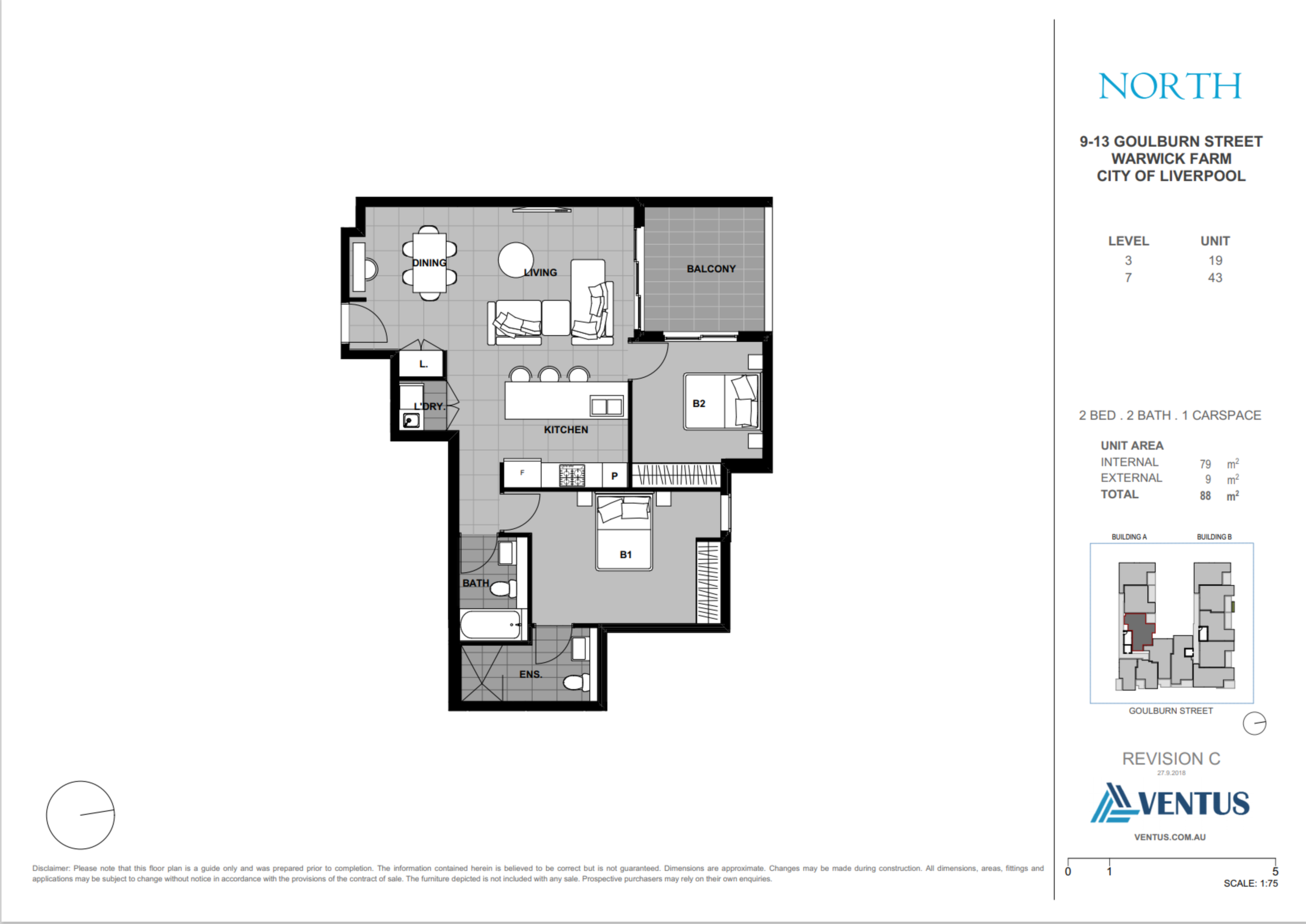 19/9-13 Goulburn Street, Liverpool Leased by Chidiac Realty - floorplan