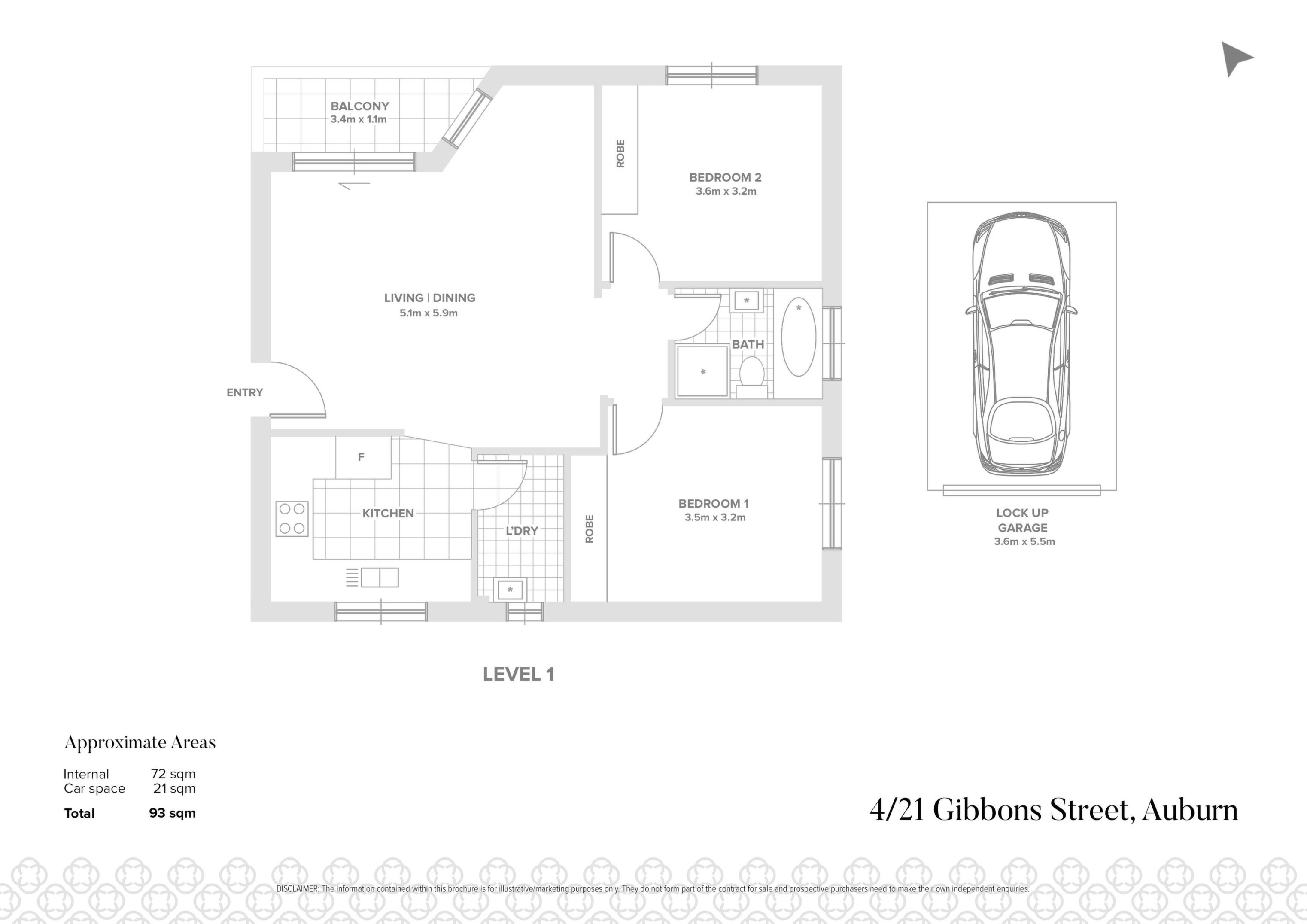 4/21 Gibbons Street, Auburn Sold by Chidiac Realty - floorplan