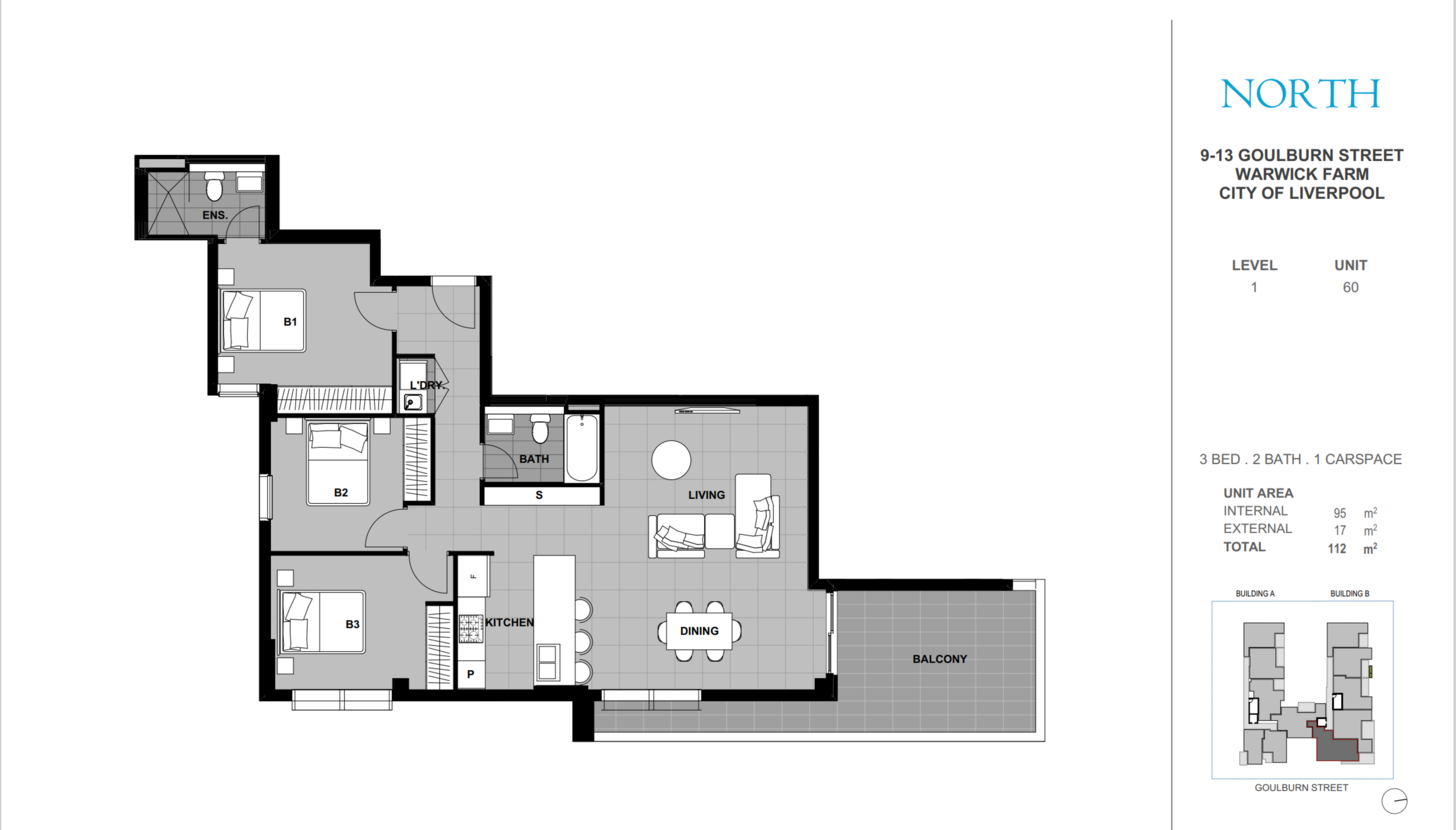 60/9-13 Goulburn Street, Liverpool Leased by Chidiac Realty - floorplan