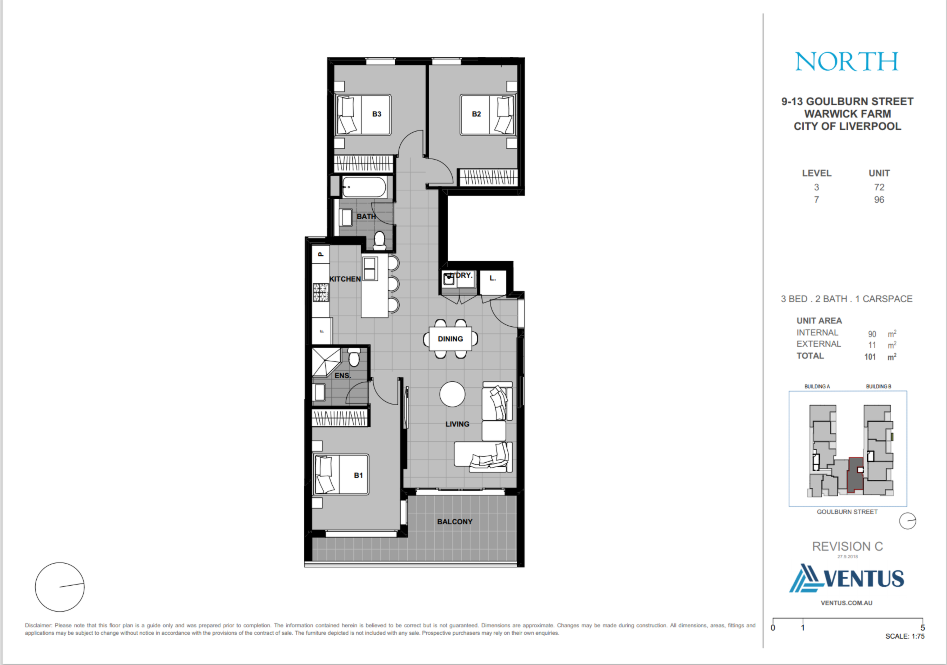 96/9-13 Goulburn Street, Liverpool Leased by Chidiac Realty - floorplan