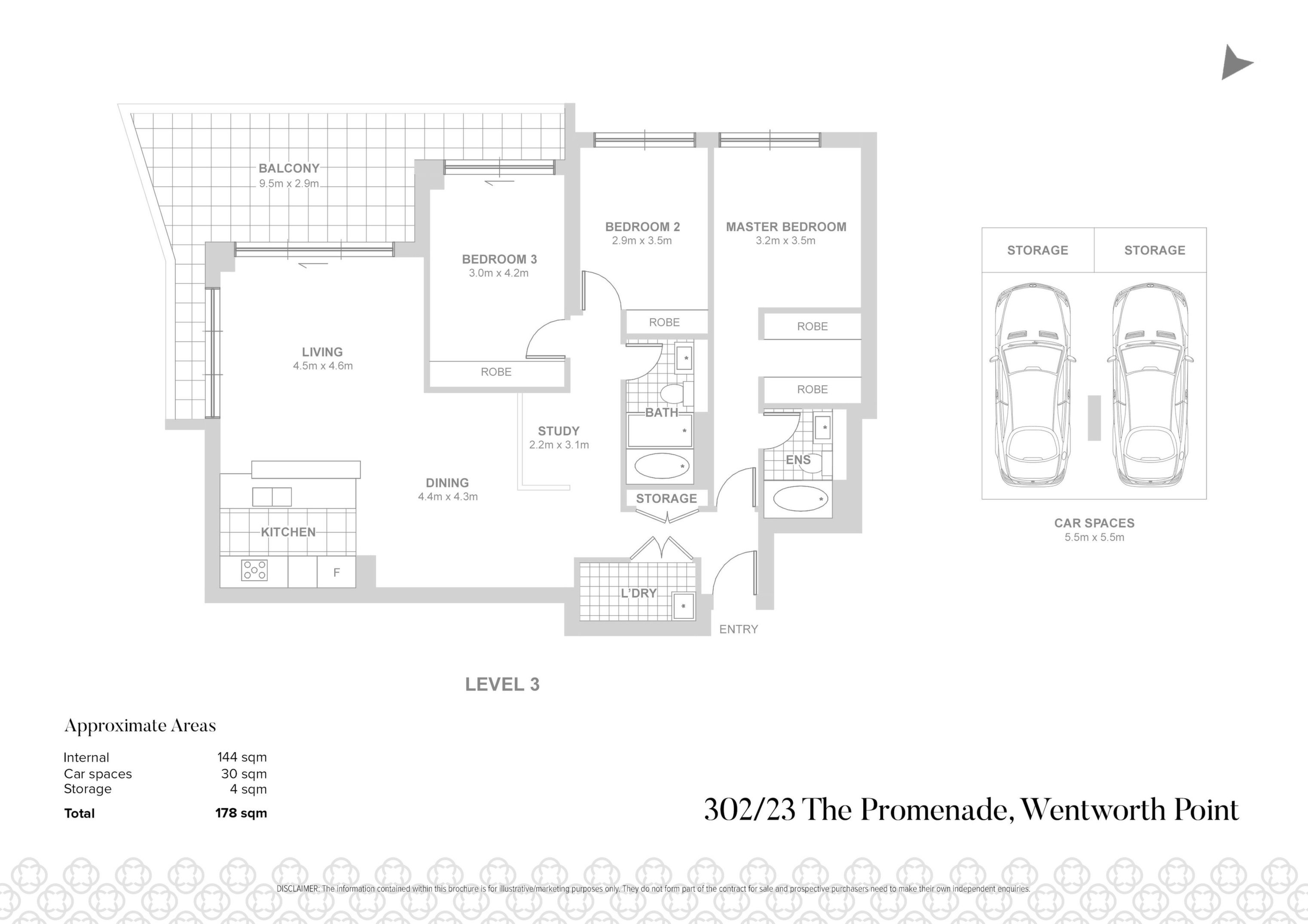 302/23 The Promenade, Wentworth Point Sold by Chidiac Realty - floorplan