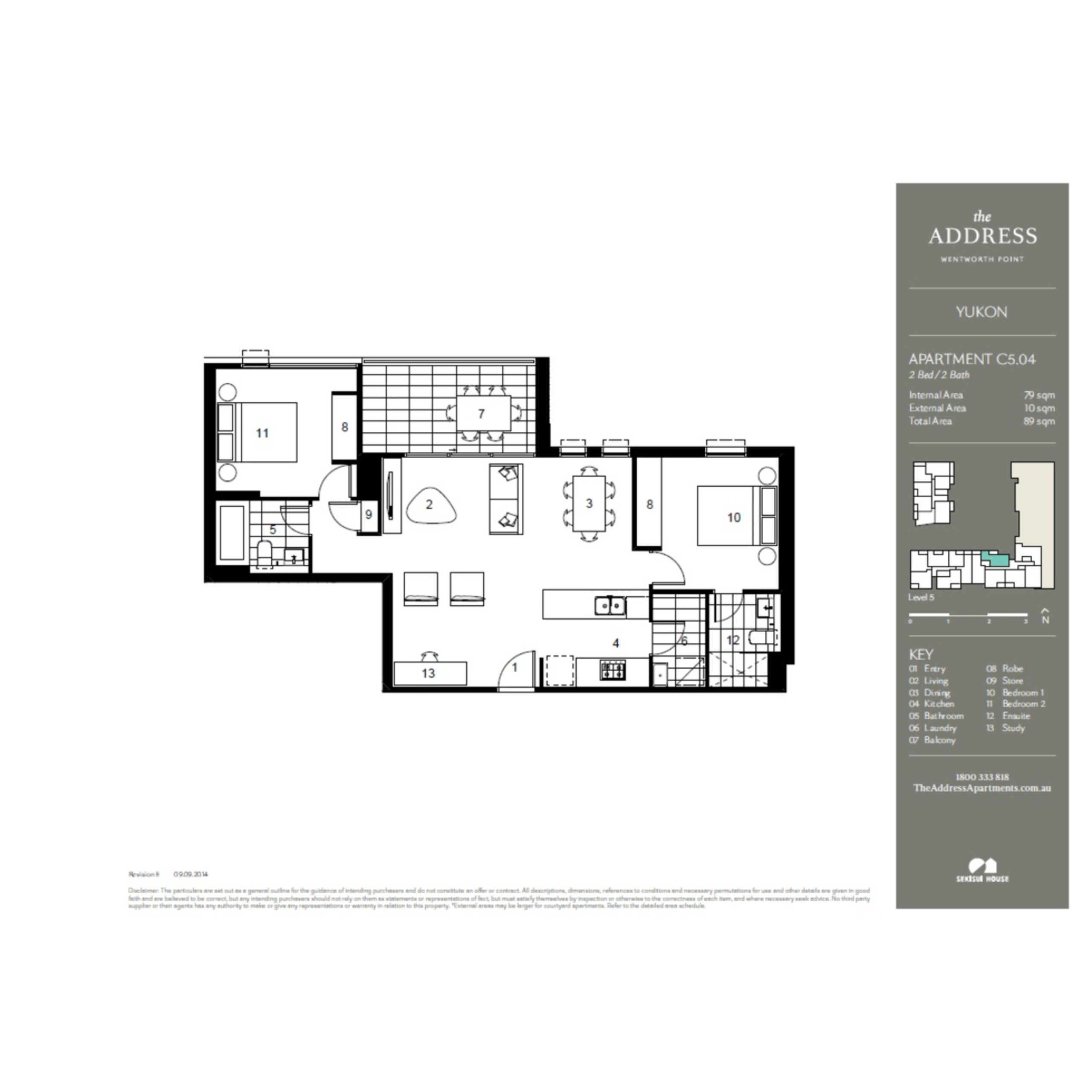 504/21 Verona Drive, Wentworth Point Leased by Chidiac Realty - floorplan