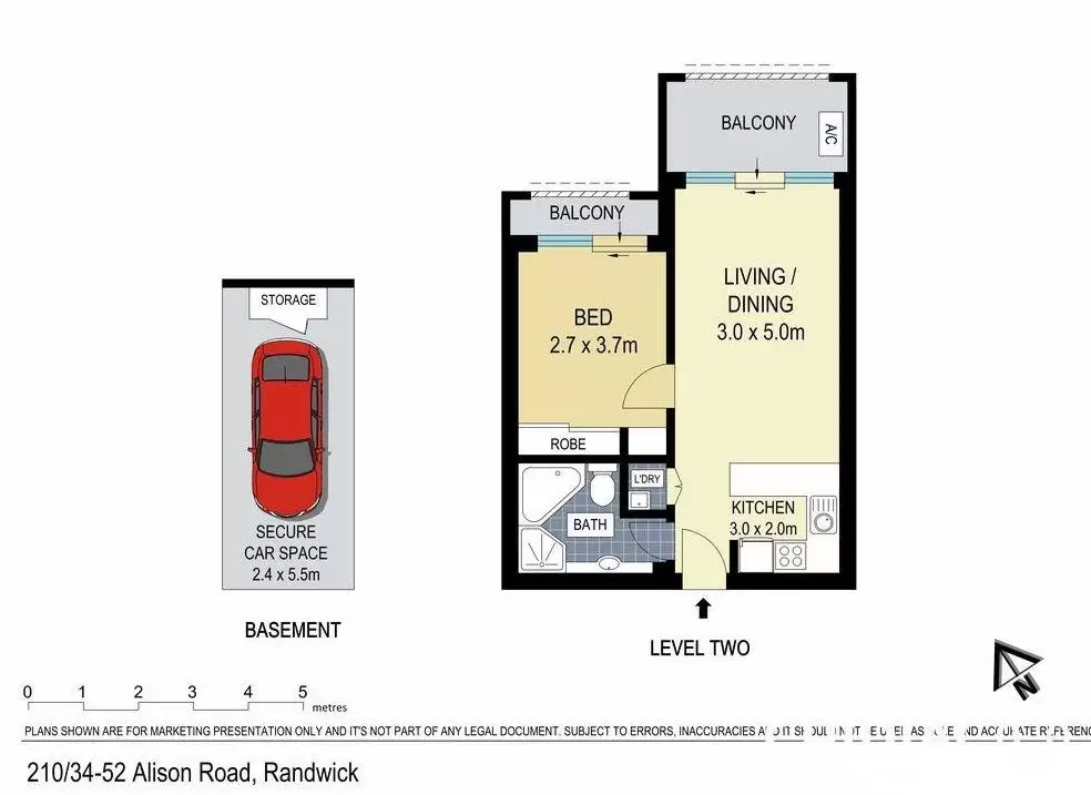 210/34-52 Alison Road, Randwick Leased by Chidiac Realty - floorplan