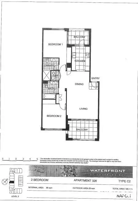 326/3 Stromboli Strait, Wentworth Point Leased by Chidiac Realty - floorplan