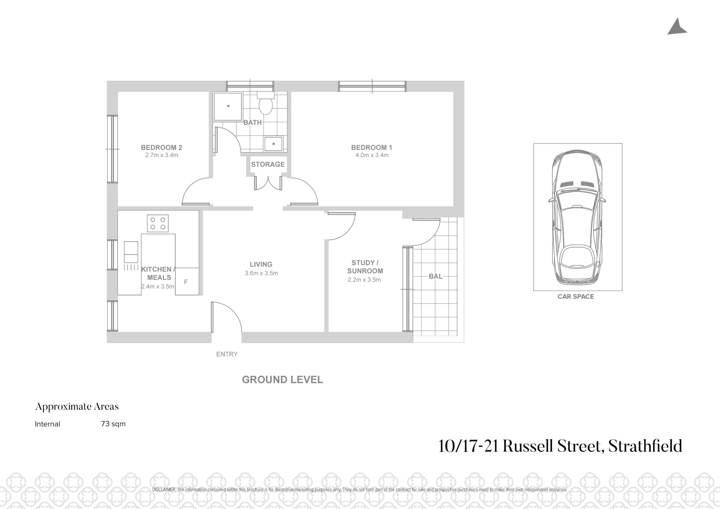 10/17-21 Russell Street, Strathfield Sold by Chidiac Realty - floorplan