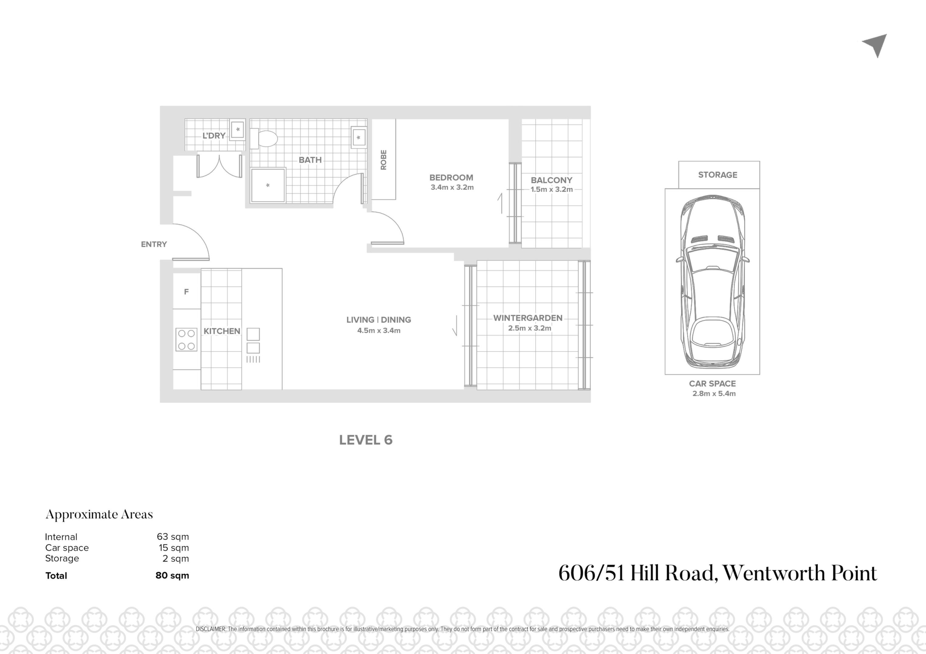 606/51 Hill Road, Wentworth Point Sold by Chidiac Realty - floorplan