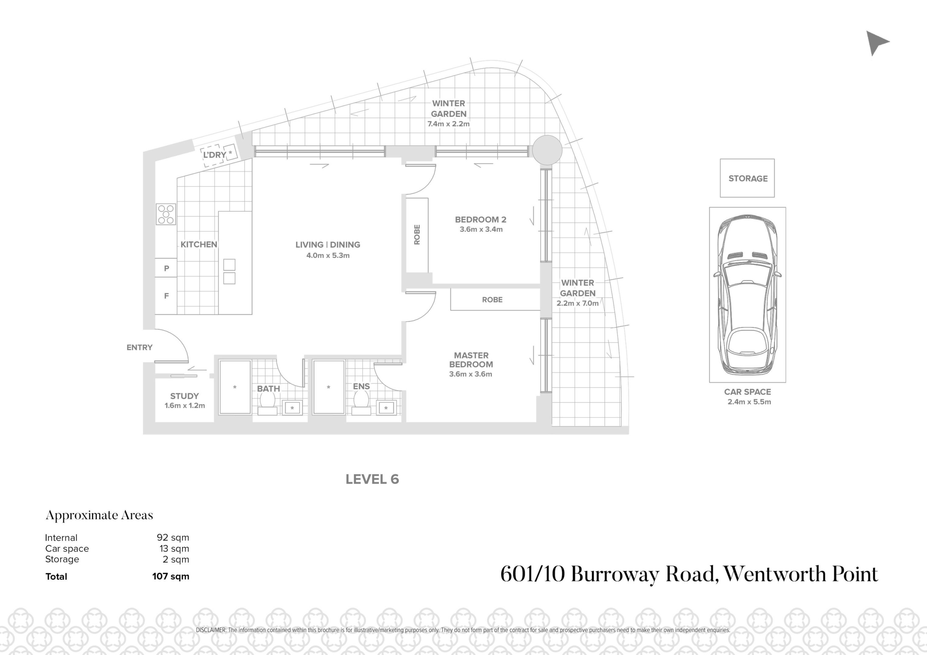 601/10 Burroway Road, Wentworth Point Sold by Chidiac Realty - floorplan